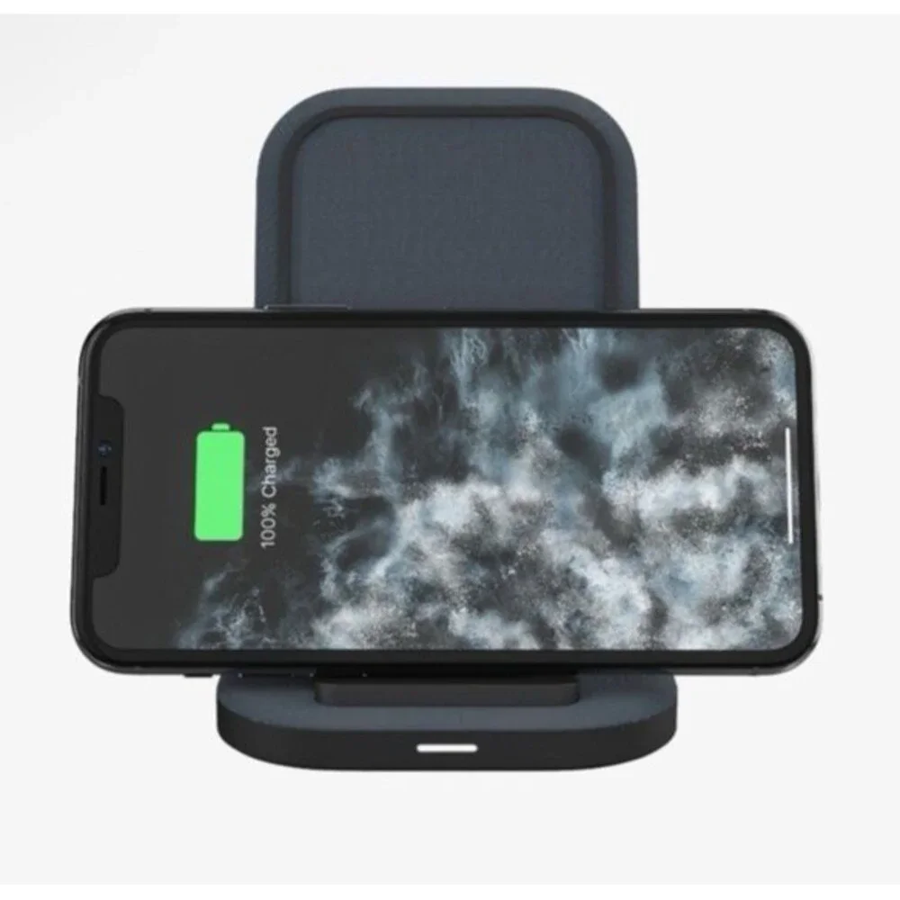 Zagg Mophie 15W Qi Fast Wireless Charging Stand Adapter Black
